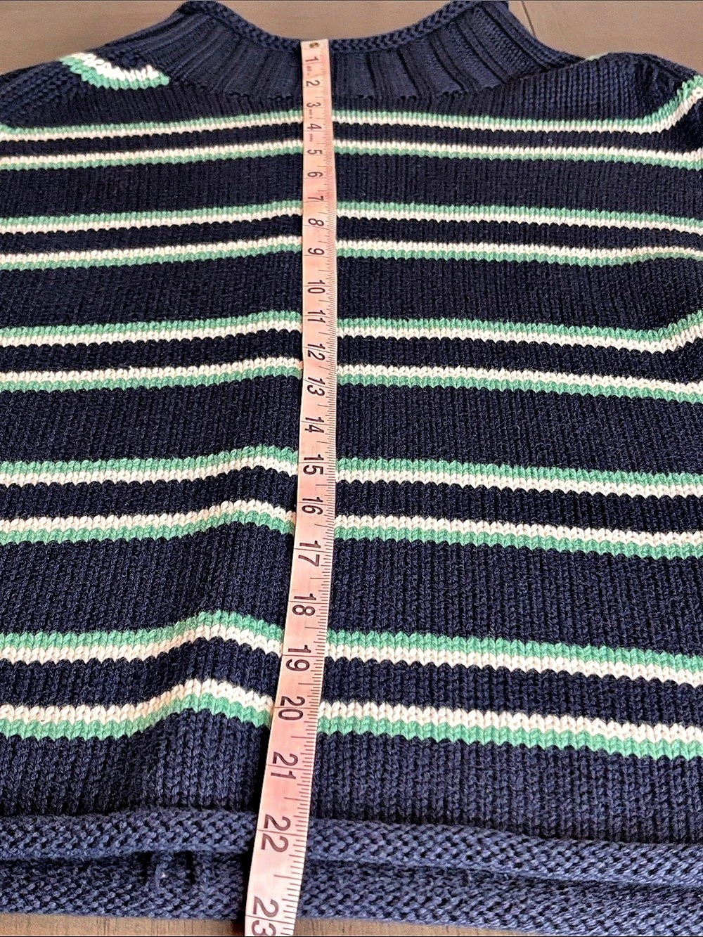J.Crew Striped Cotton Rollneck Sweater Size XS - Picture 4 of 12